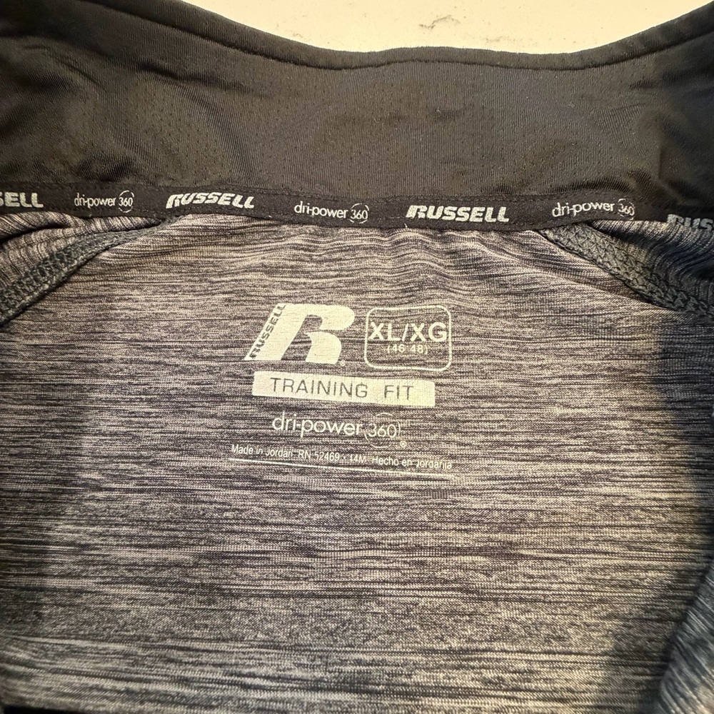 Russell Athletic Heather Gray Logo Pullover XL - Picture 5 of 7